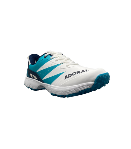 Adoral Jeet Aqua Blue Cricket Shoes – Lightweight Grip for Men25