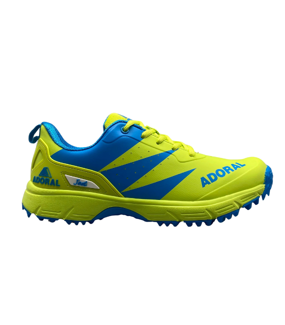 Adoral Jeet Green Blue Cricket Shoes – Pro-Level Grip, Comfort &amp; Control