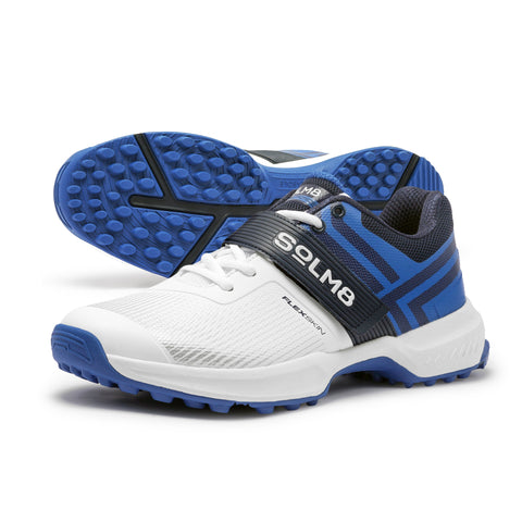 SoLM8 S8 (NEW) White Blue Cricket Shoes 2025