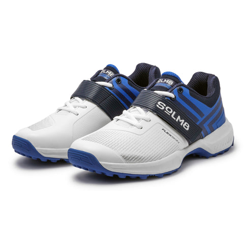 SoLM8 S8 (NEW) White Blue Cricket Shoes 2025