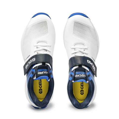 SoLM8 S8 (NEW) White Blue Cricket Shoes 2025