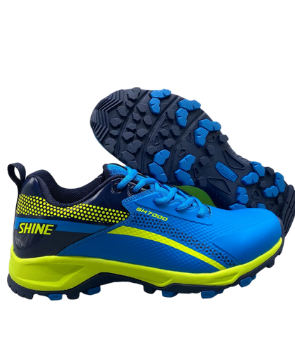 SHINE New Edition Cricket Shoes – Blue & Navy, Lightweight Grip